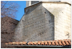 20160121-12 6464-Arles Clocher des Franciscains arenes Cadran solaire