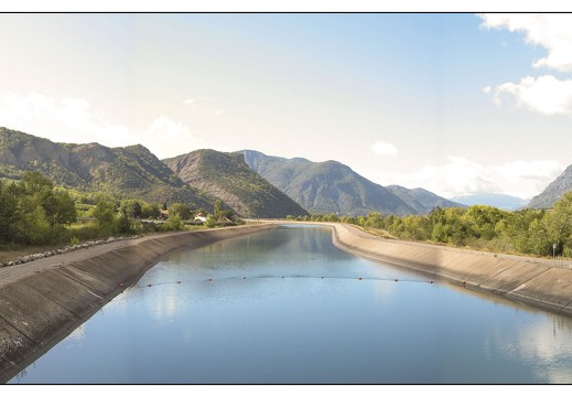 20061007-0031 0301-Canal Durance apres le barrage pano