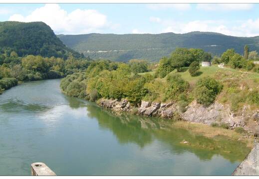 20020829-0738-Gorges de l'Ain Barrage du Coiselet