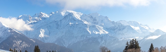 20230206-0620-Plaine Joux vue Mont Blanc Pano