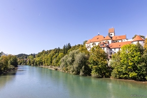 20250919-02 1341-Fussen Pfarrkirche Saint Mang et La Lech