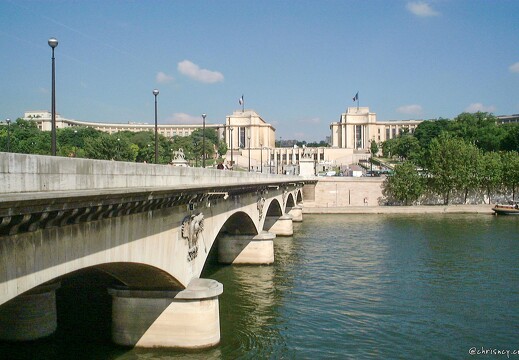 Paris Pont Iena Trocadero
